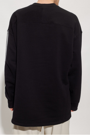 Y-3 Yohji Yamamoto embroidered-logo hooded jacket Blu