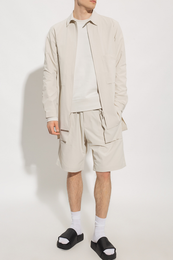 Y-3 Yohji Yamamoto Fay contrasting details shirt