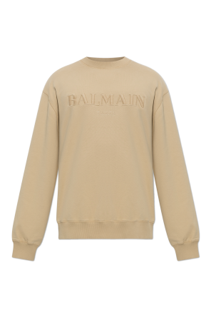 Sweatshirt with embroidered logo od Balmain