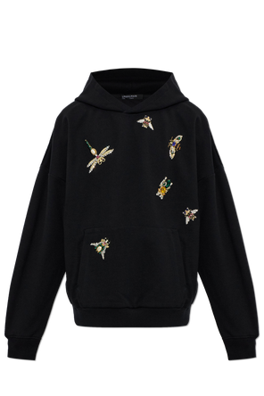 Sudadera con aplicaciones