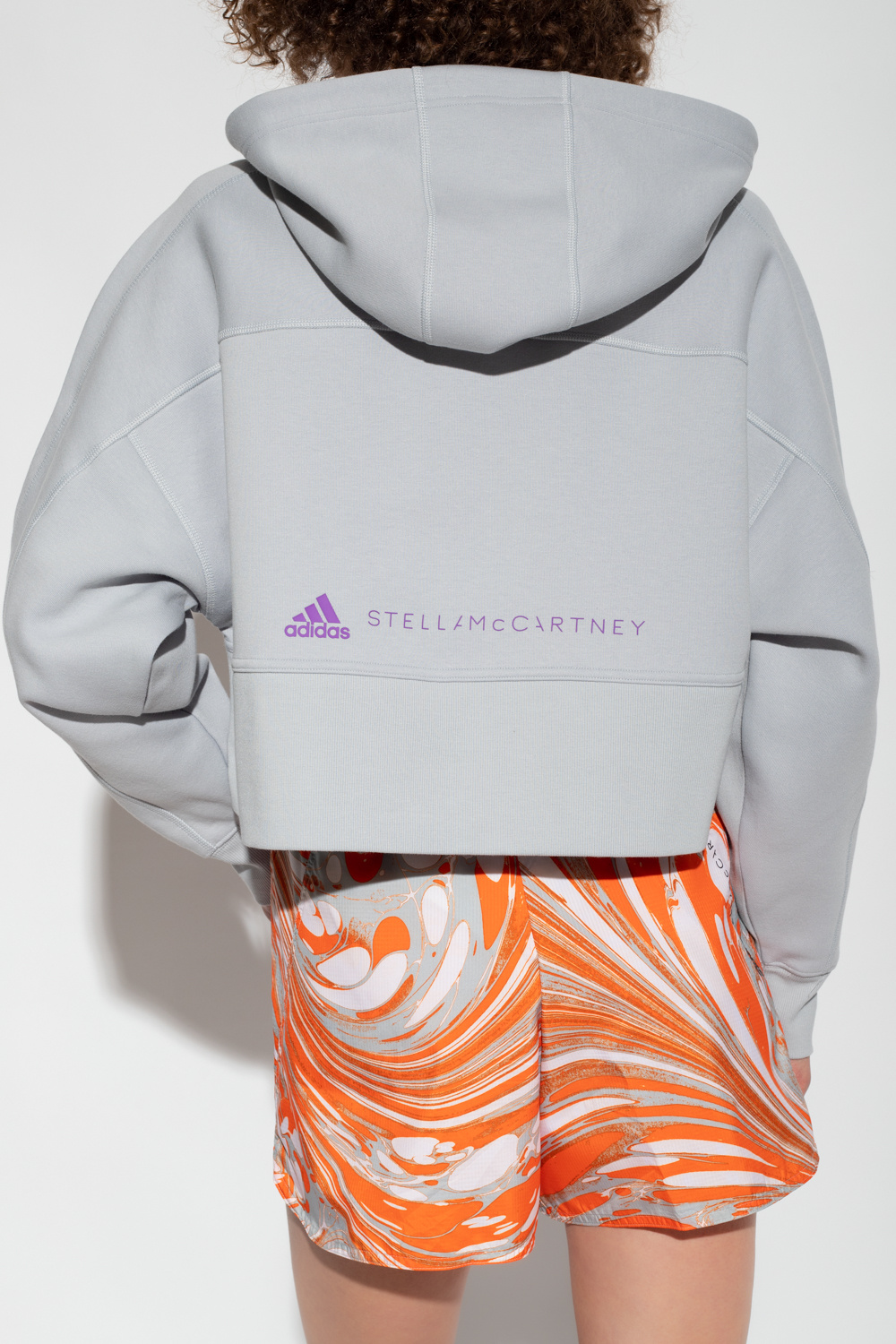 ADIDAS by Stella McCartney Cropped hoodie with logo