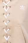 ADIDAS Originals beige Short sweatshirt with lacing