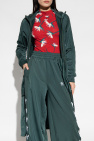 ADIDAS Originals GREEN Long sweatshirt with decorative tie detail