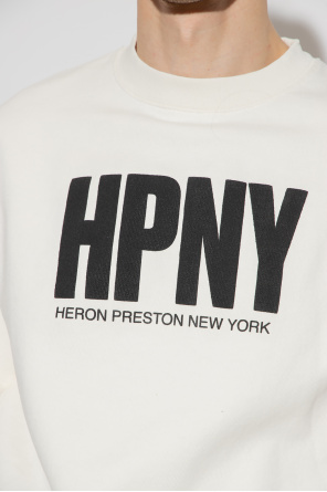 Heron Preston hooded zip-up jacket Schwarz