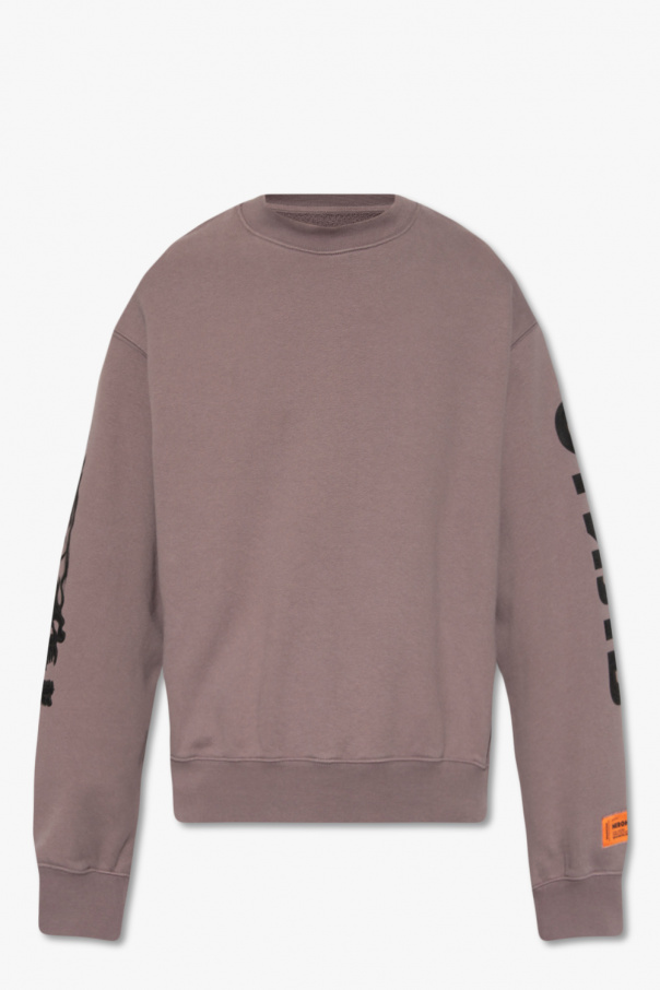 Heron Preston Global 1 4 Zip Up Sweatshirt