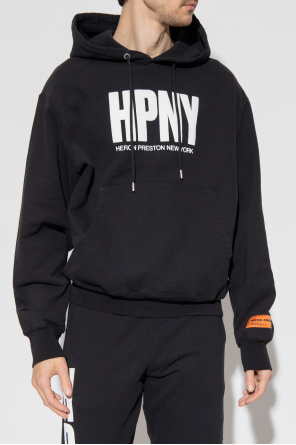Heron Preston abloh hoodie with logo print