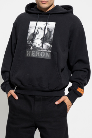 Heron Preston Logo coste hoodie