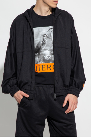 Heron Preston shirt with patch emporio armani t shirt