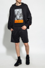 Heron Preston folded-neck cotton shirt