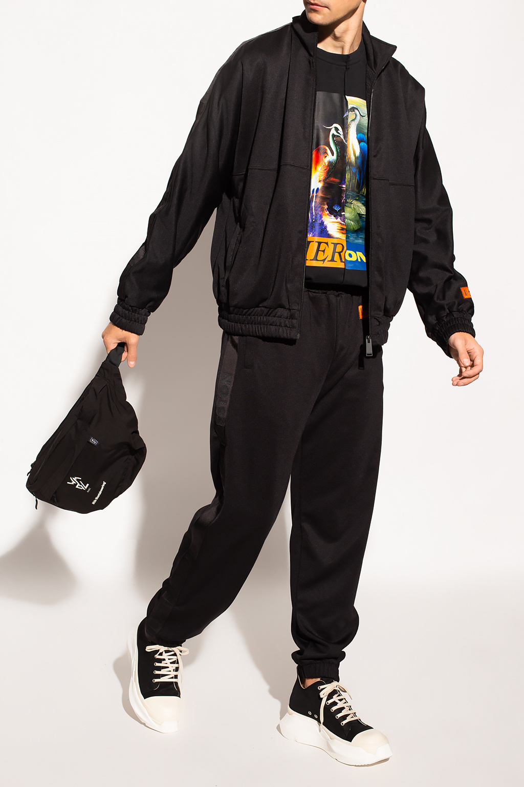 Heron Preston Sweatshirt with standing collar