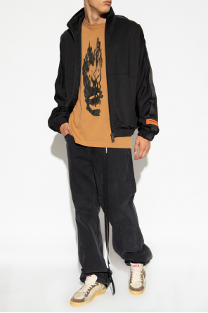 Sweatshirt with standing collar od Heron Preston