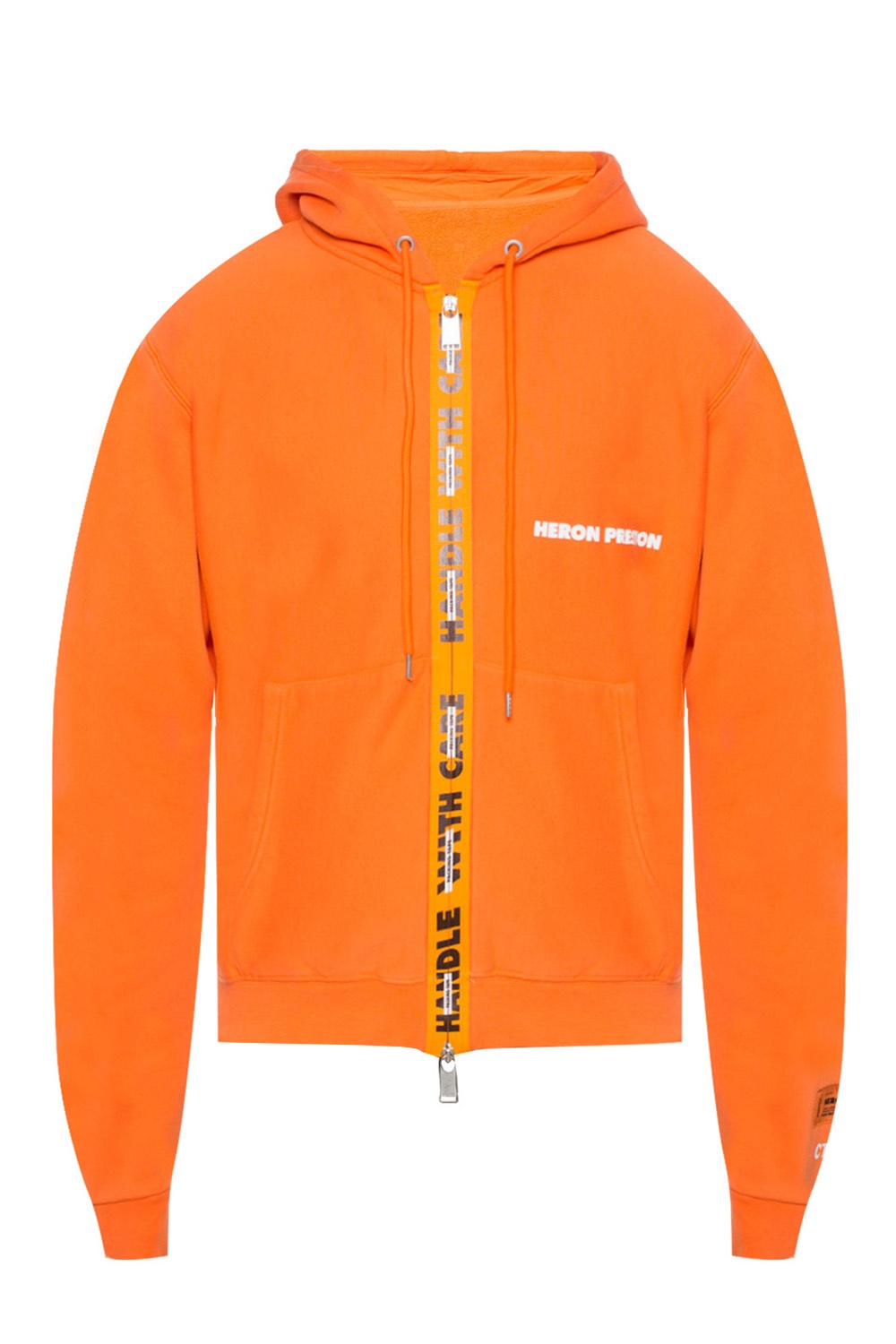 heron preston hoodie orange