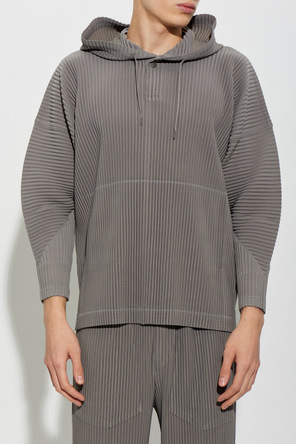 Homme Plissé Issey Miyake Plisowana bluza z kapturem
