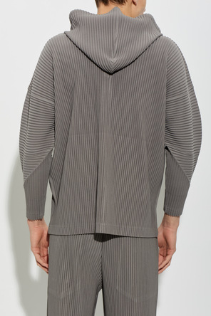 Homme Plissé Issey Miyake Plisowana bluza z kapturem