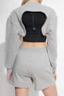 ADIDAS by Stella McCartney GREY Cropped sweatshirt with logo