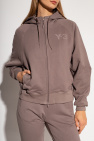 Y-3 Yohji Yamamoto BROWN Logo hoodie