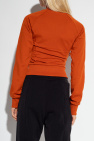 Y-3 Yohji Yamamoto ORANGE Sweatshirt with logo