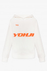 Y-3 Yohji Yamamoto WHITE Logo-printed sweatshirt