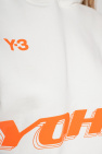 Y-3 Yohji Yamamoto WHITE Logo-printed sweatshirt