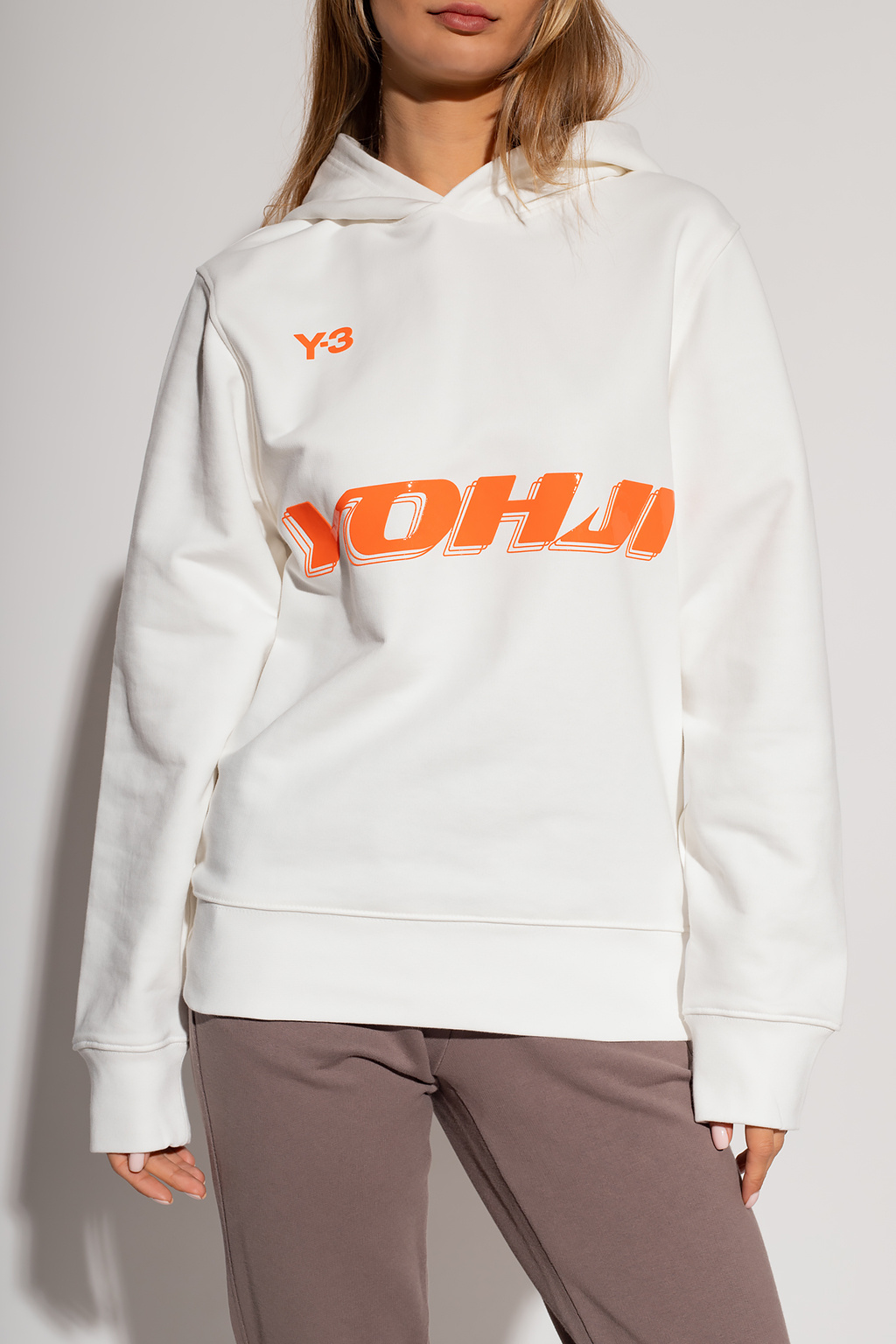 Y-3 Yohji Yamamoto Logo-printed gym sweatshirt