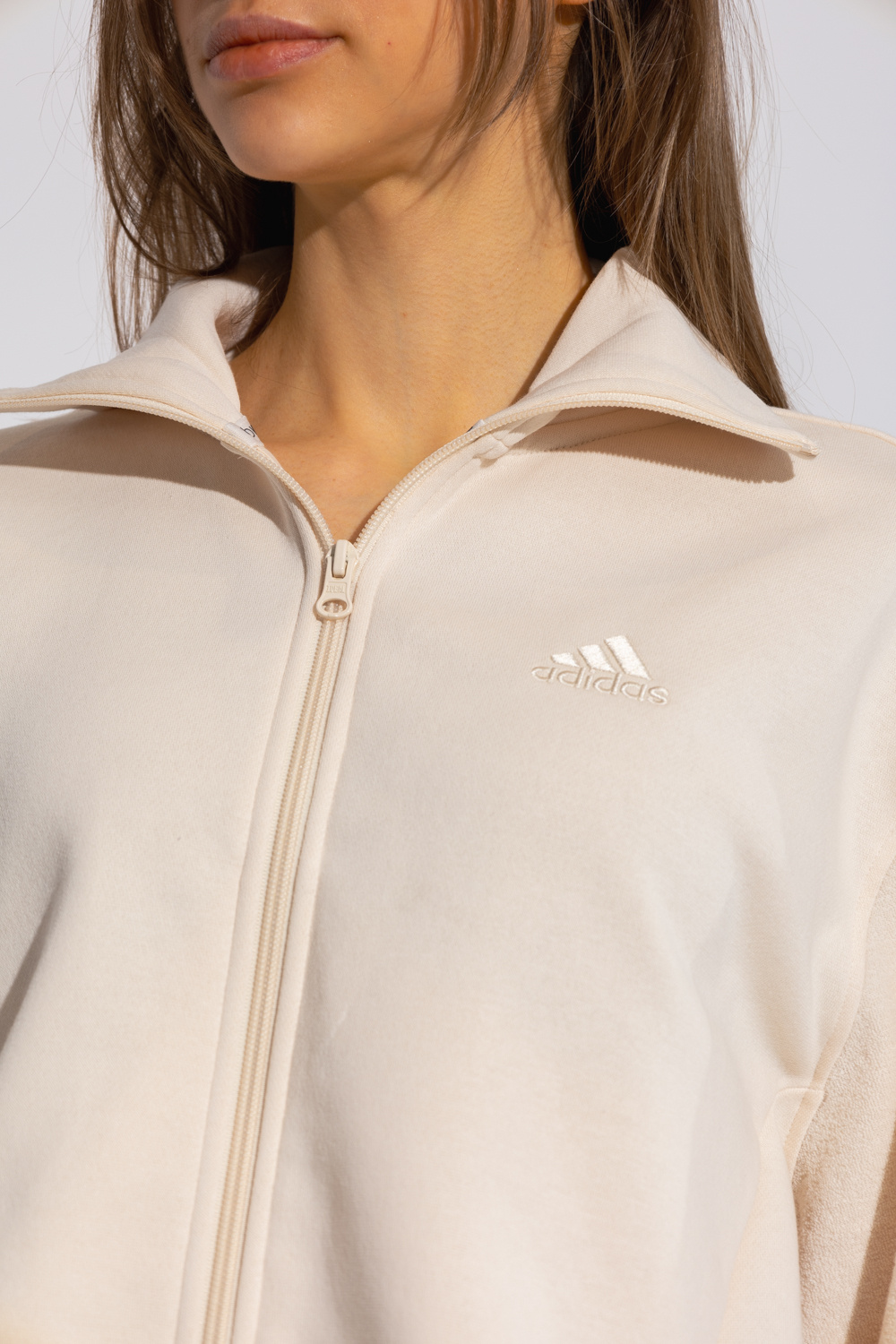 ADIDAS Performance Crop sweatshirt with logo