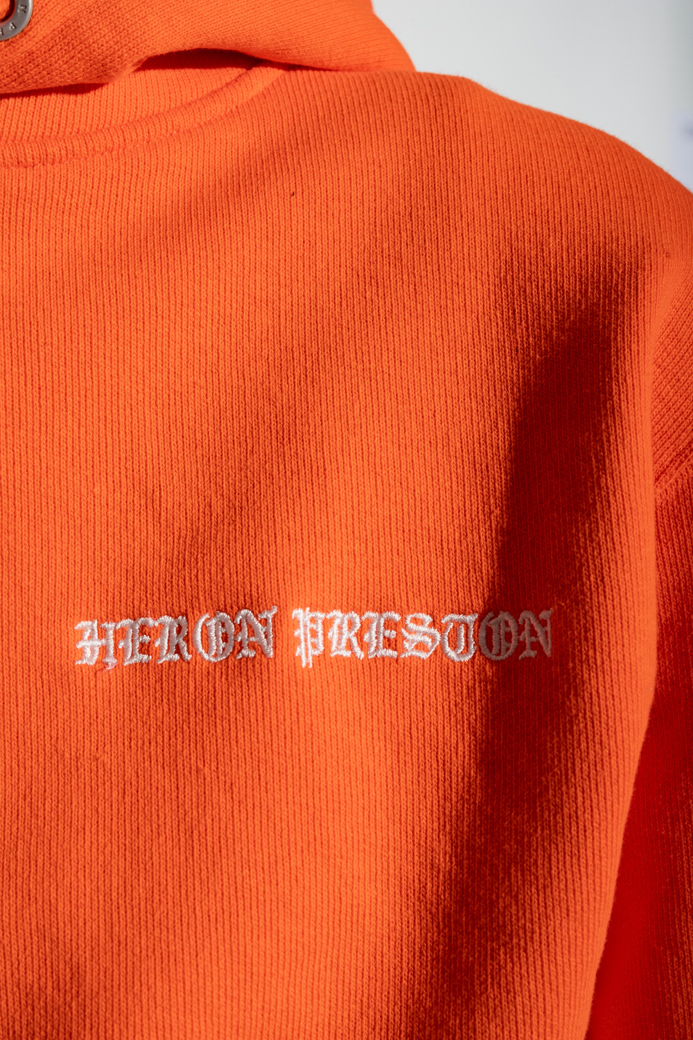 Heron Preston Cropped hoodie with print