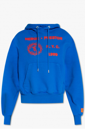 Cropped hoodie with logo od Heron Preston