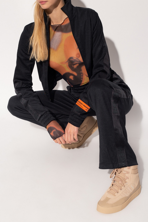 Heron Preston Sweatshirt with standing collar