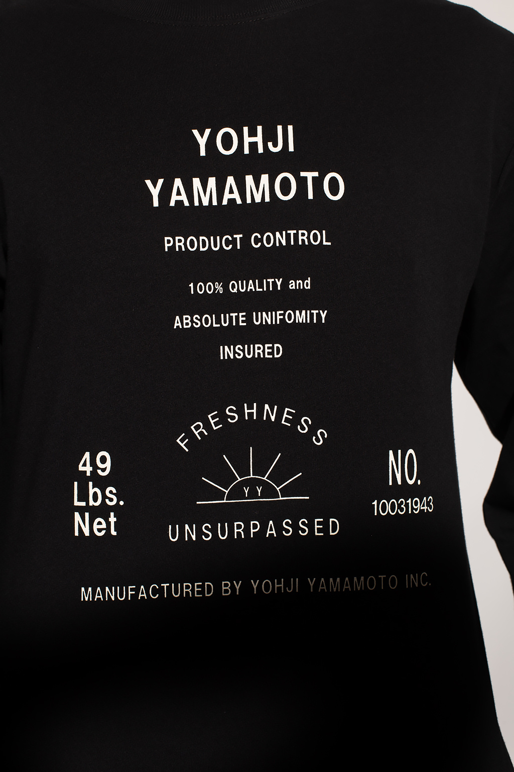 Yohji Yamamoto New Era Long Sleeve T Shirt - L