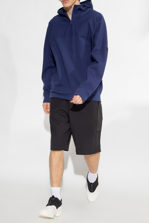 Y-3 Yohji Yamamoto Sun 68 logo-print cotton sweatshirt