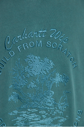 Carhartt WIP Brunello Cucinelli slogan crew-neck sweatshirt