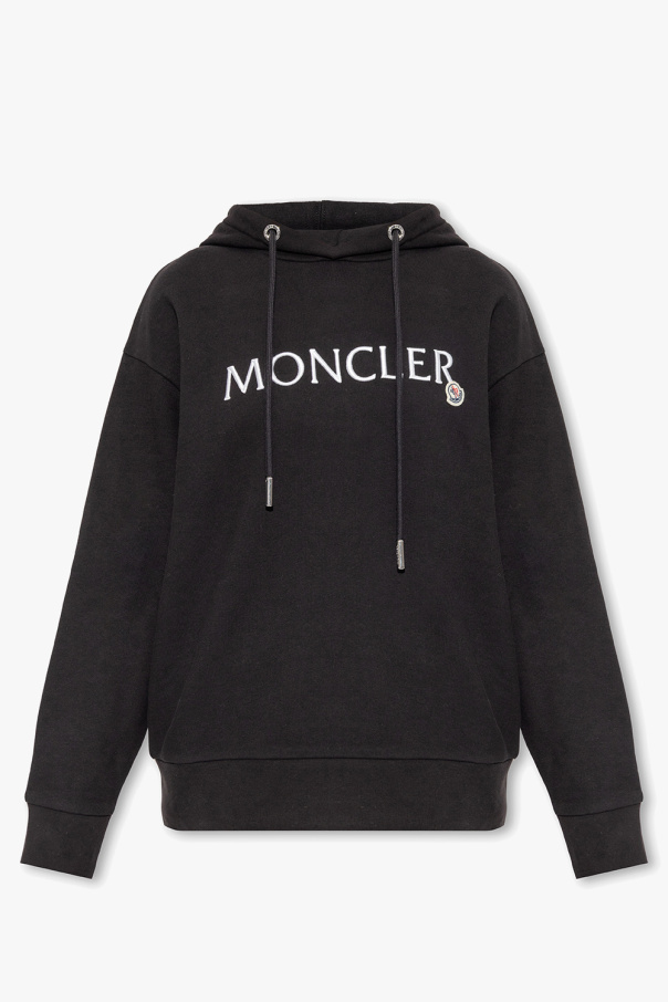 Moncler hoodie cashmere with logo