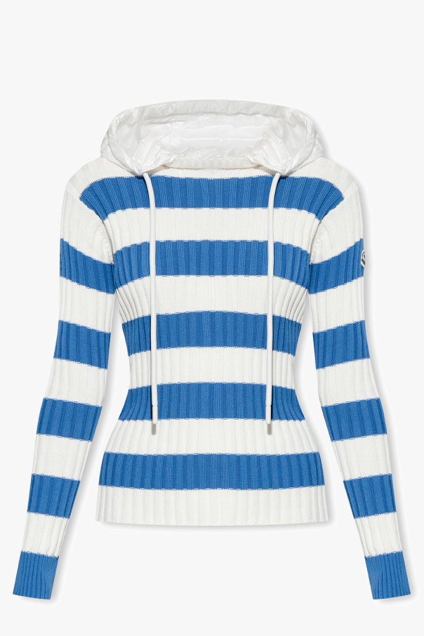 Moncler Sweter ze wzorem w pasy