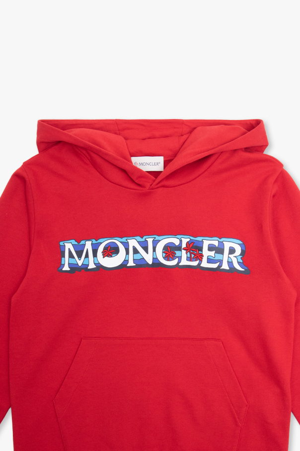 Moncler Enfant Hoodie with logo print