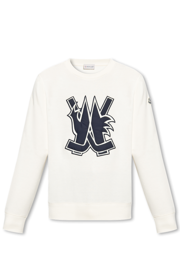 Cotton sweatshirt with logo od Moncler
