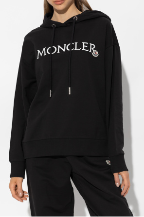 Moncler Hoodie with logo patch
