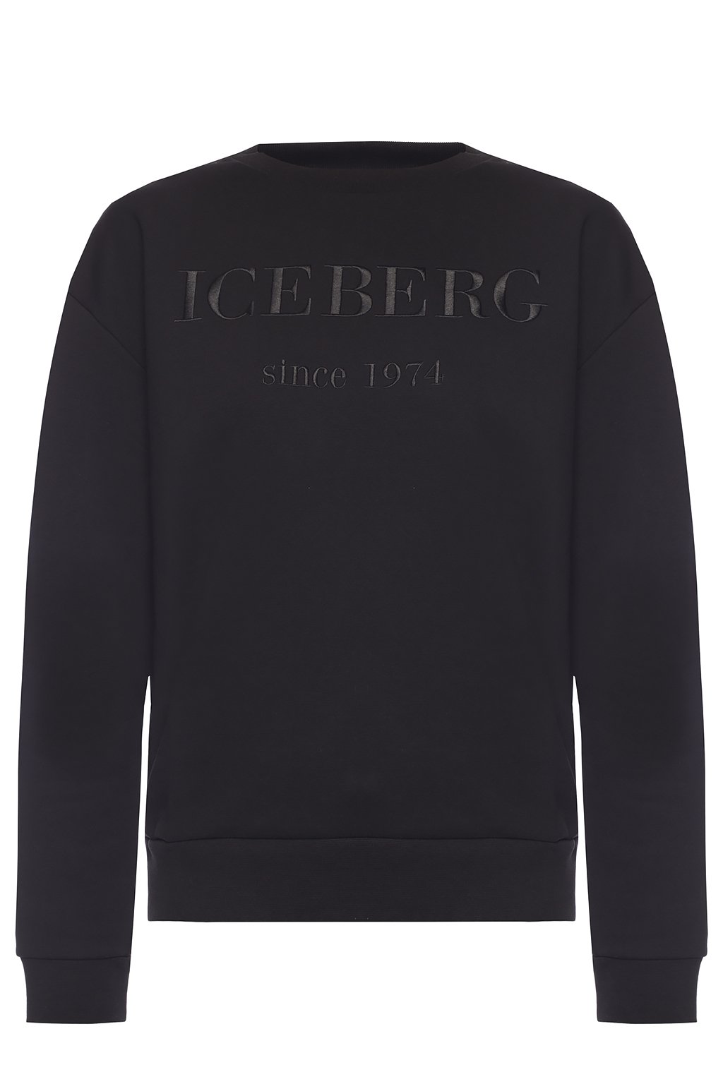 Iceberg Logo-embroidered Jack sweatshirt