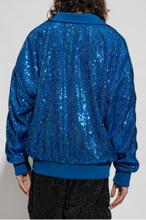 ADIDAS Originals Sequinned sweatshirt ‘Blue Version’ collection