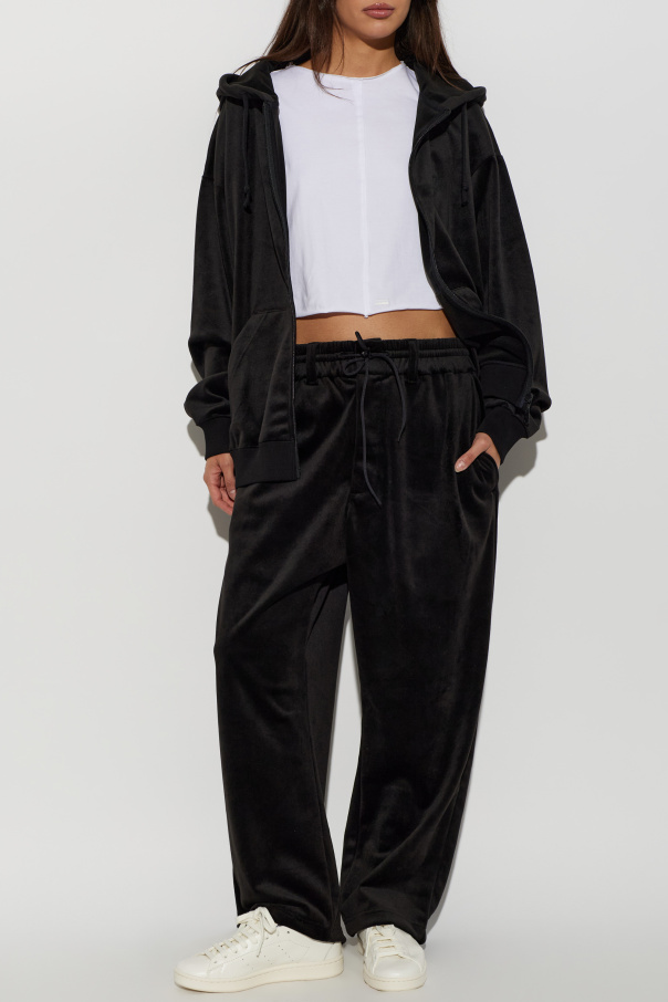 Y-3 Camisola de veludo
