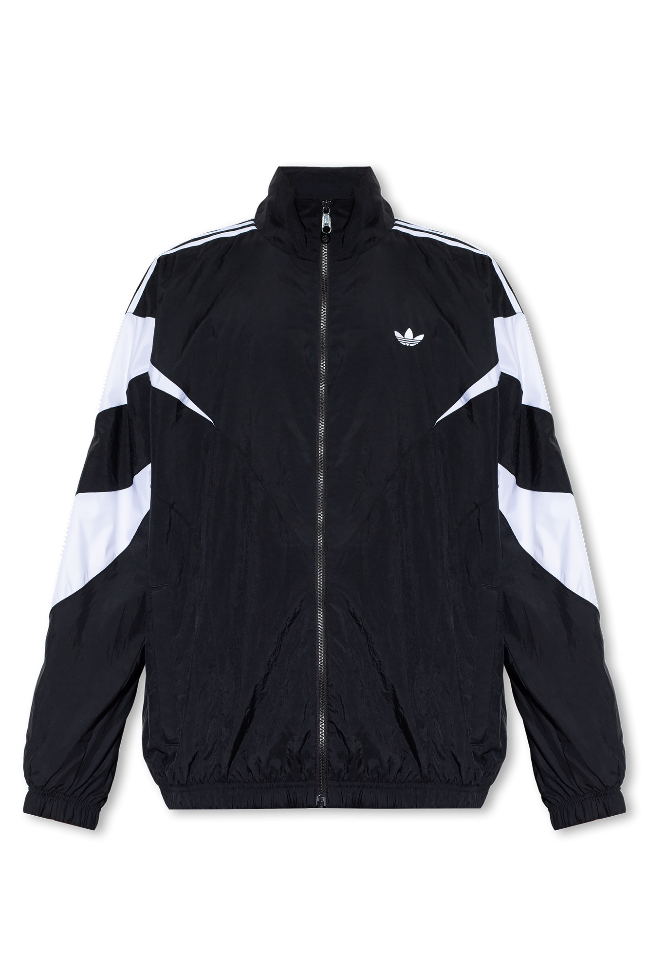 Black Track jacket with logo ADIDAS Originals - Vitkac Italy