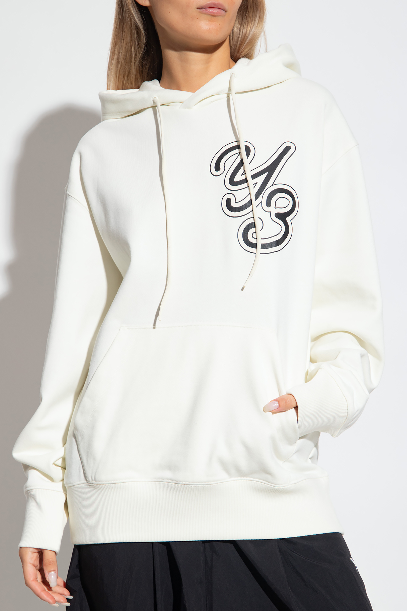 Y-3 Yohji Yamamoto pullover hoodie with logo