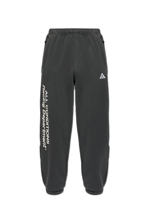 Sweatpants with ribbed cuffs