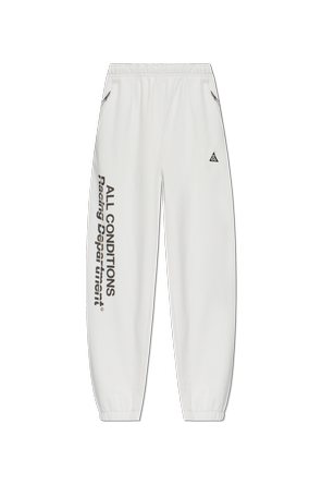 Sweatpants with ribbed cuffs