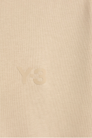 Y-3 Yohji Yamamoto White T-shirt For Baby Girl With Golden Logo