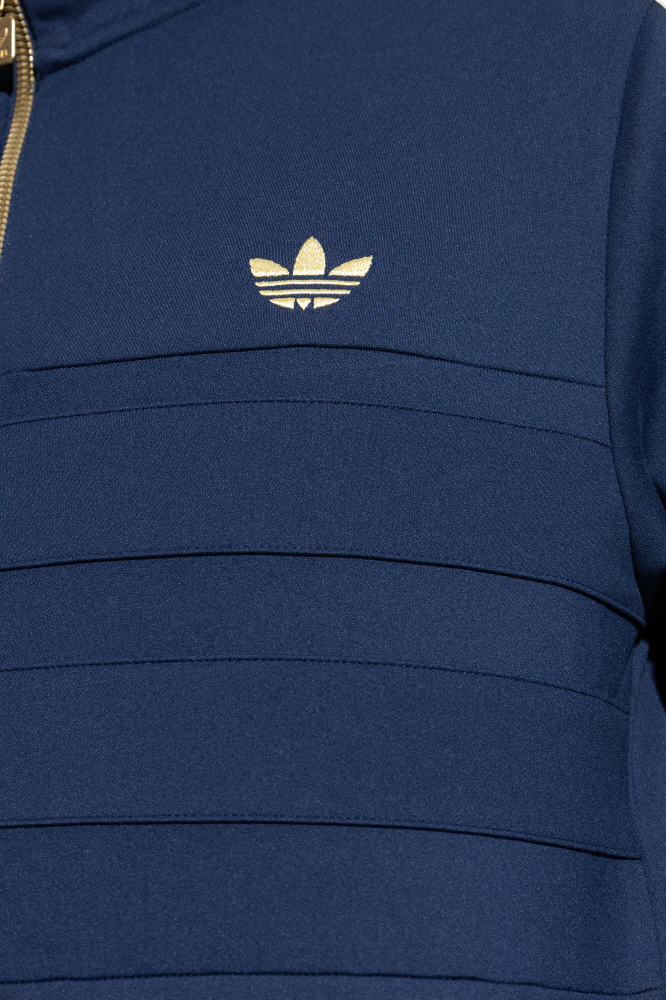 adidas crazy Originals Sweatshirt with stand-up collar and zipper