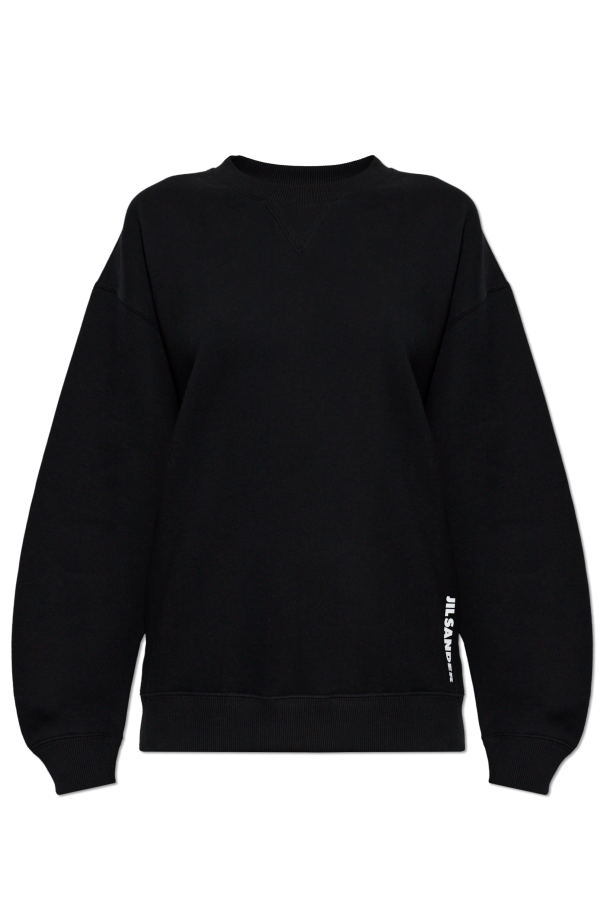 Sweatshirt with printed logo od JIL SANDER