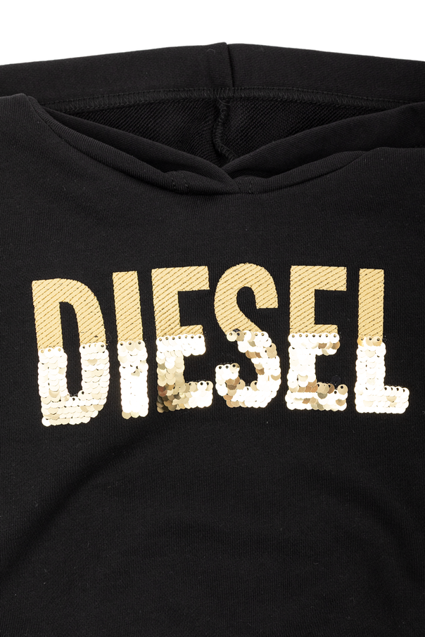 Diesel Kids "SPALLYHOOD" sweatshirt