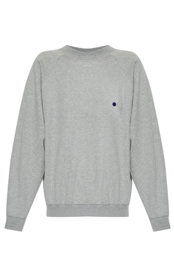 Cotton sweatshirt with a crew neck od JIL SANDER