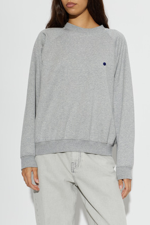 JIL SANDER Bavlněná mikina s kulatým výstřihem