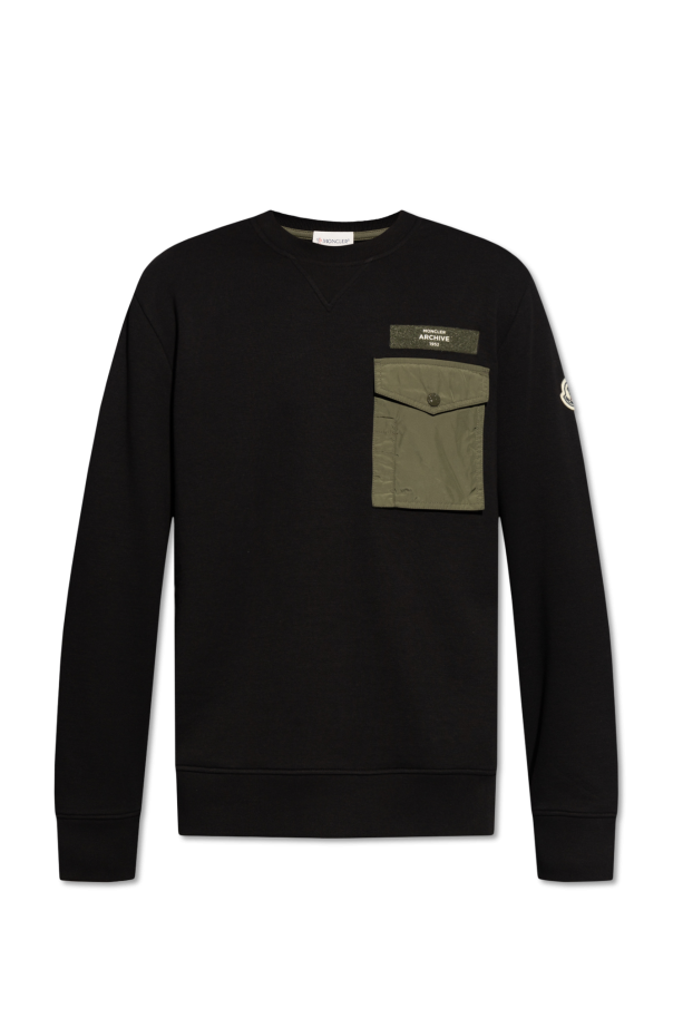 Sweatshirt with a pocket od Moncler